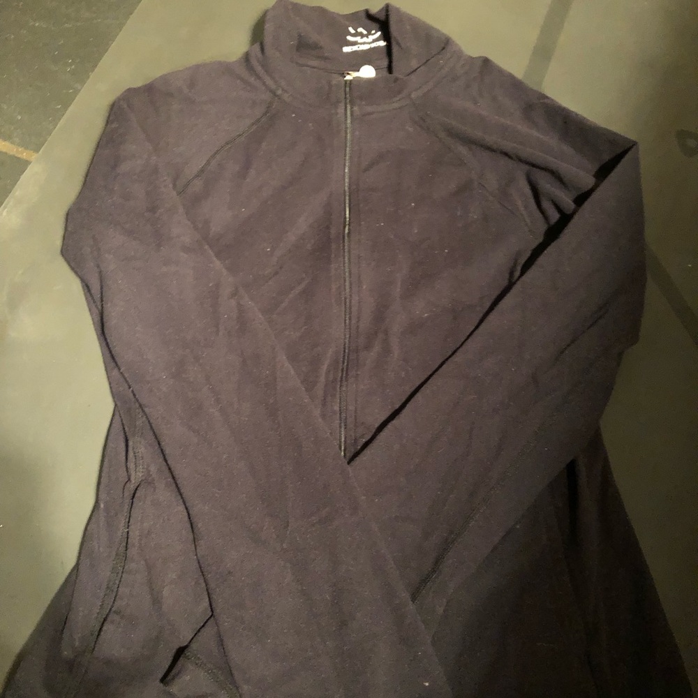 Beyond Yoga soft black zip up jacket